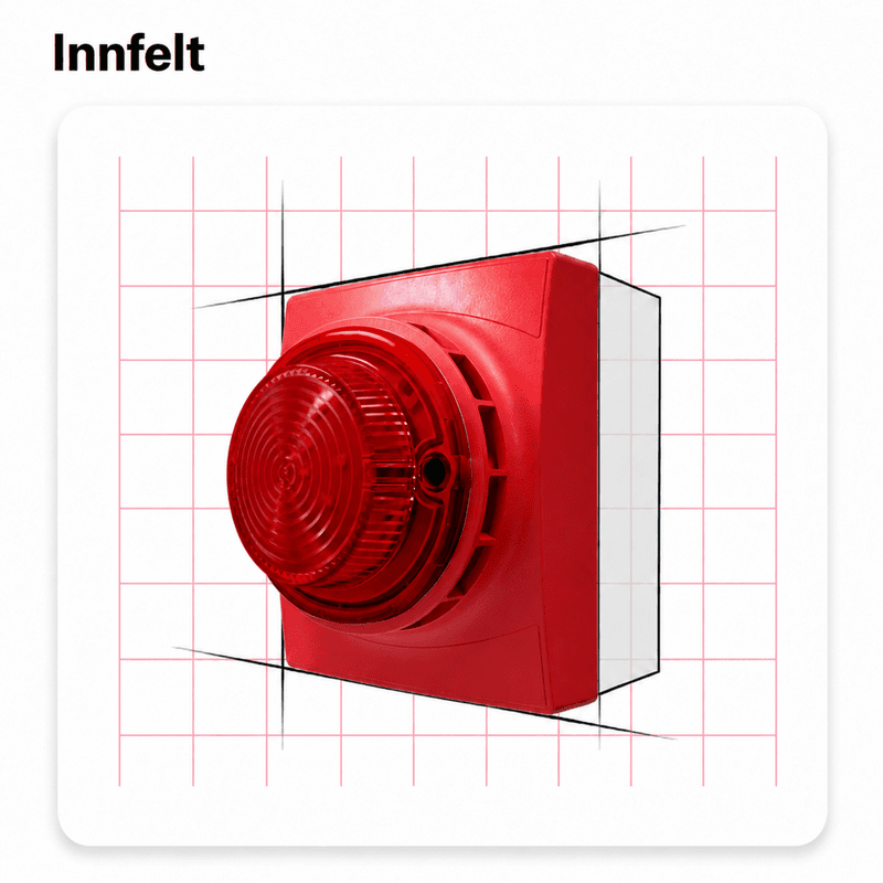 Identifire Pro sirene med VID 