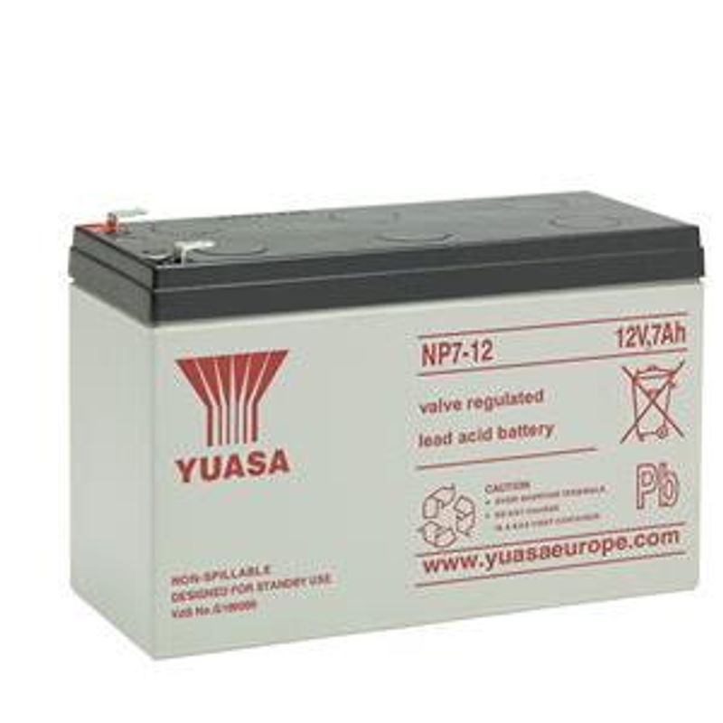Yuasa NP7 - 12V 7Ah Batteri