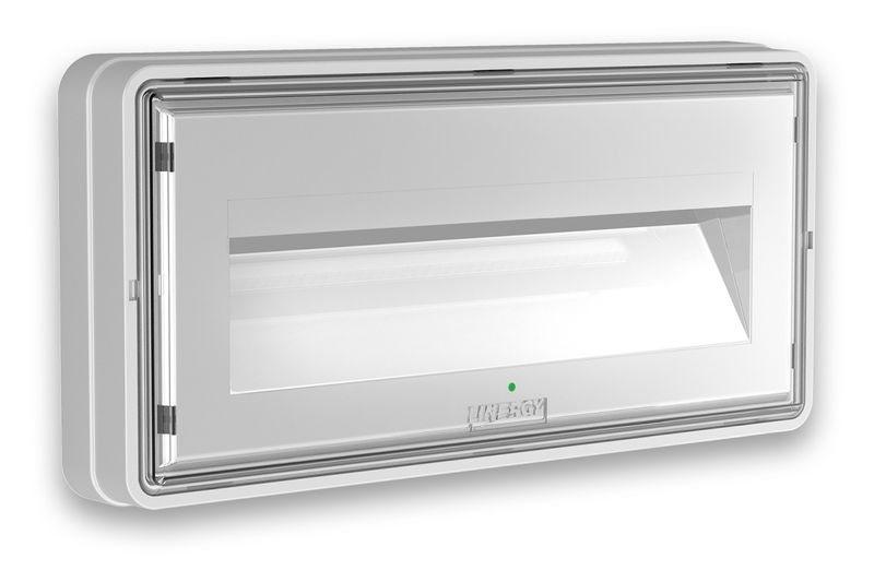 CRISTAL CW1303 Ledelys IP65 Vegg  475 lm Selvtest